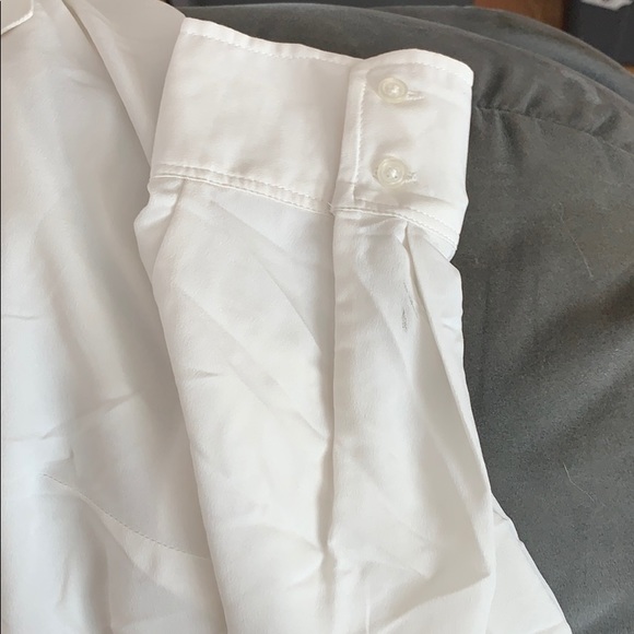 Long Sleeve Crepe Blouse -74-482 - Picture 4 of 5